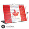 Canada Flag Light Wood Universal Laptop 12in (9.8 x 6.8in) Skin